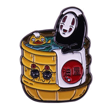 Load image into Gallery viewer, Ghibli No Face Pin Badges
