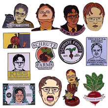 Load image into Gallery viewer, The Office Dwight Schrute Pin Badges
