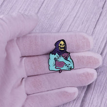 Load image into Gallery viewer, Skeletor and Cat Pin Badges
