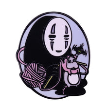 Load image into Gallery viewer, Ghibli No Face Pin Badges
