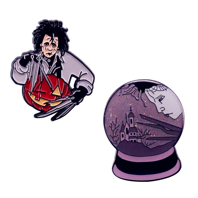 Edward Scissorhands Pin Badges