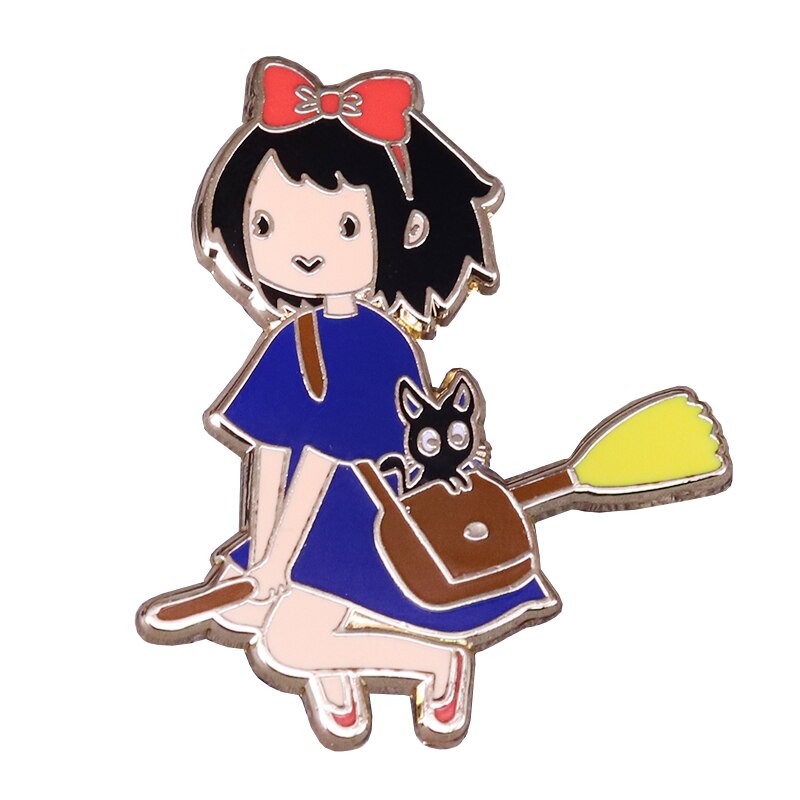 Ghibli Kiki's Delivery Service Pin Badges