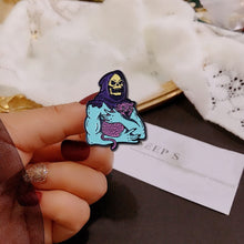 Load image into Gallery viewer, Skeletor and Cat Pin Badges
