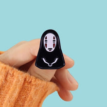 Load image into Gallery viewer, Ghibli No Face Pin Badges
