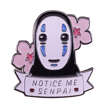 Load image into Gallery viewer, Ghibli No Face Pin Badges
