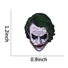 Load image into Gallery viewer, Dark Knight Joker Pin Badge
