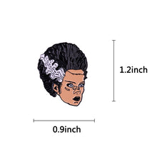 Load image into Gallery viewer, Bride of Frankenstein Pin Badge
