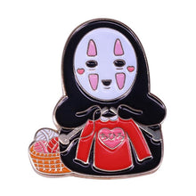 Load image into Gallery viewer, Ghibli No Face Pin Badges
