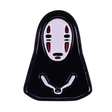 Load image into Gallery viewer, Ghibli No Face Pin Badges
