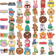 Load image into Gallery viewer, Cute Bear &amp; Bunny Collection Sticker Pack (100)
