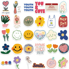 Load image into Gallery viewer, Flower &amp; Funny Stickers Pack (90)
