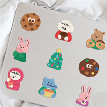 Load image into Gallery viewer, Cute Bear &amp; Bunny Collection Sticker Pack (100)
