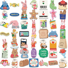 Load image into Gallery viewer, Cute Bear &amp; Bunny Collection Sticker Pack (100)
