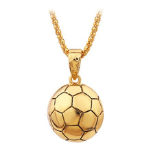 Load image into Gallery viewer, Soccer / Football Pendant Necklace
