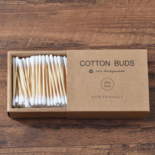 Load image into Gallery viewer, Eco Cotton Buds (200) - Bamboo, Zero Plastic
