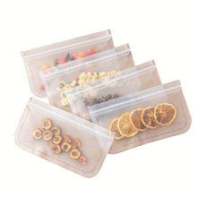 Load image into Gallery viewer, Eco Friendly Silicone Zip-Lock Food Storage Bags
