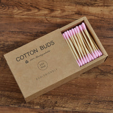 Load image into Gallery viewer, Eco Cotton Buds (200) - Bamboo, Zero Plastic
